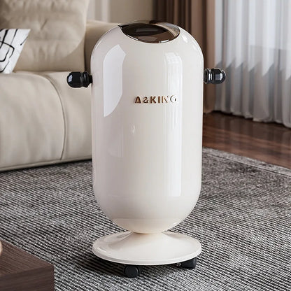 Waste Bins Swing Lid Trash Can Wheeled High Capacity Stylish Home Kitchen Living Room Bedroom Garbage Bin Trash Can Furniture