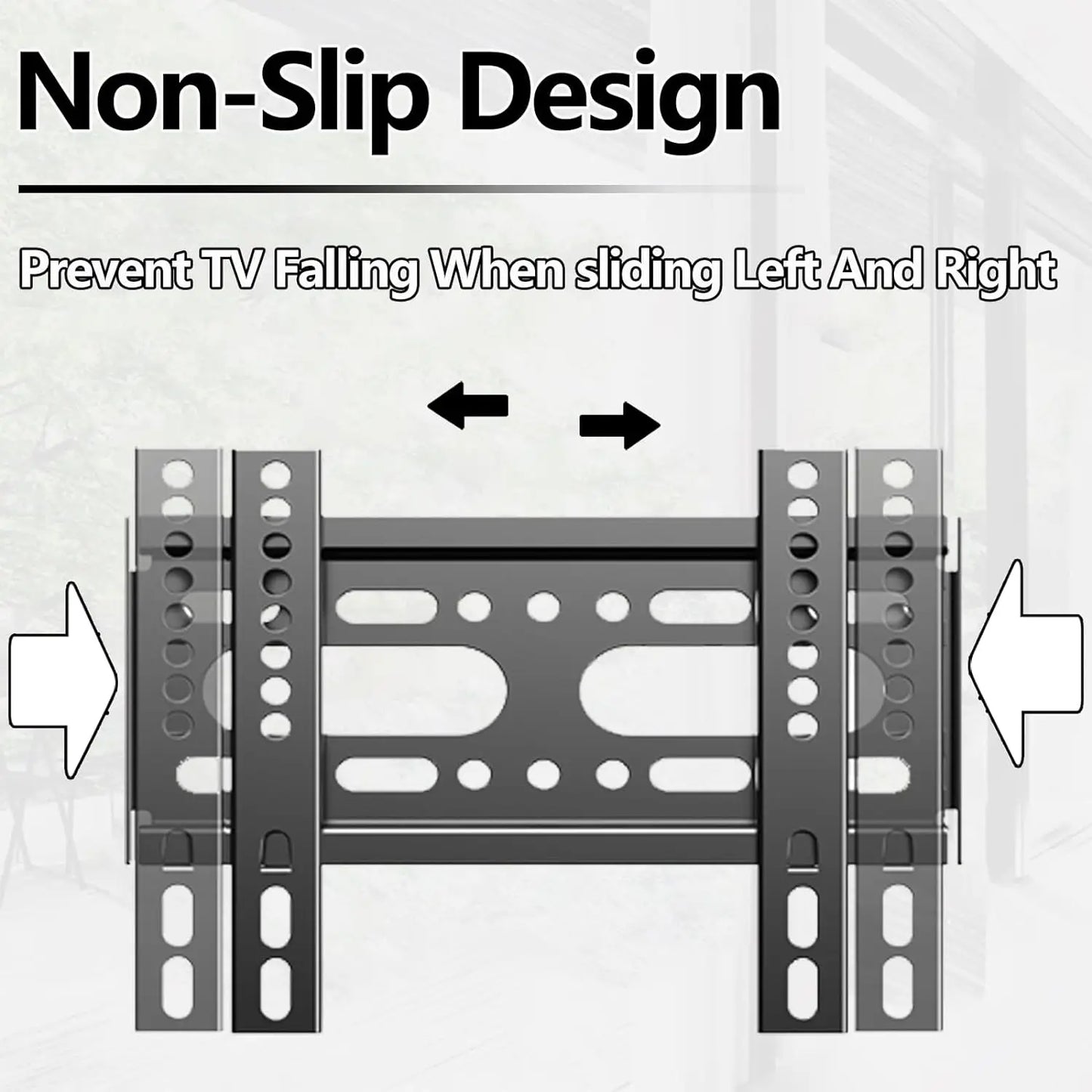TV Wall Mount Fixed for Most 14-42" LED, LCD and Plasma Flat/Curved TVs with Max VESA 200X200 Space Saving Universal TV Bracket