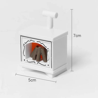 LED Mini Fireplace Night Light Creative Home Decoration Electronic Candle Night Lamp Children's Bedroom Deco Small Table Lamps
