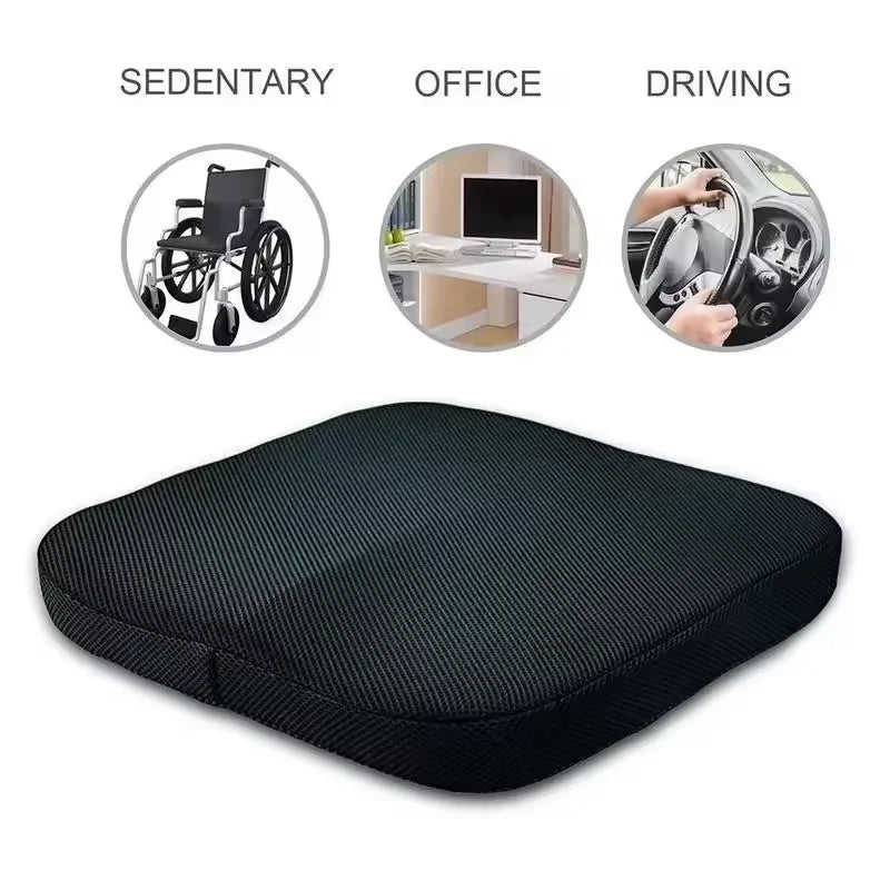 Lumbar Support Cushion for Long Sitting，Ergonomic Coccyx Cushion for Office and Car Chair, Sciatica Pain Relief