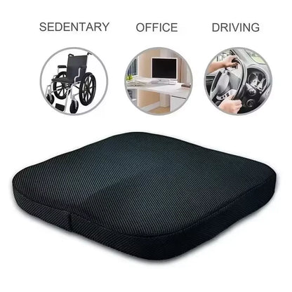 Lumbar Support Cushion for Long Sitting，Ergonomic Coccyx Cushion for Office and Car Chair, Sciatica Pain Relief