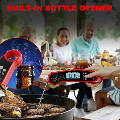 1 Pc Instant Meat Thermometer Waterproof Ultra-Fast Digital Meat Thermometer Kitchen Thermometer For Baking BBQ Grilling YY045