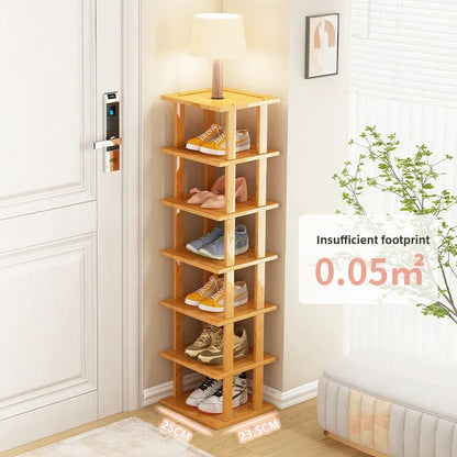 Home economy door multi-layer shoe storage artifact saves space, rental house shoe cabinet, shoe rack