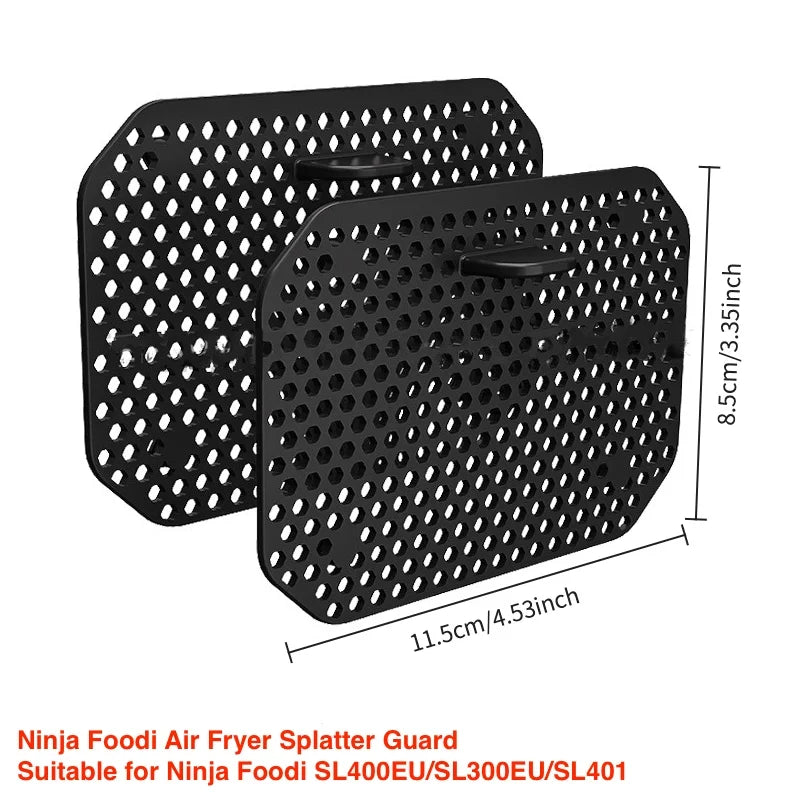 2Pcs/1Pcs Air Fryer Silicone Liners for Ninja SL400 SL401 Stack XL Basket Reusable AirFryer Baking Tray Airfryer Accessories