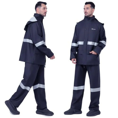 Rain Suits for Men Waterproof Heavy Duty Rain Gear Women Jacket Coat with Pants