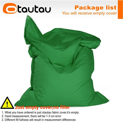 OTAUTAU M/L Outdoor/Home Bean Bag Cover 140x180cm DD103【No Filler Inside! You Need To Buy Filler By Yourself !】