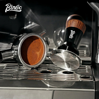 Bincoo Pro Constant-Force Tamper , 51/58mm Precision Fit, 30LB Consistent Pressure, Professional Espresso Tool