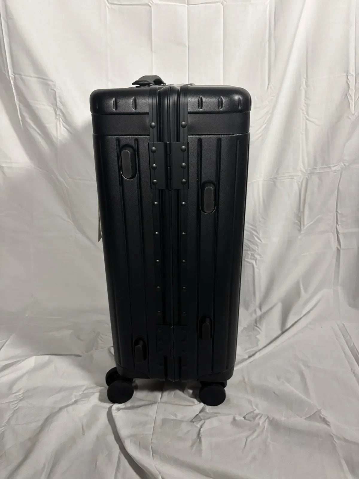 Carl Friedrik Carry-On Black Luggage Hard Shell Suitcase TSA Lock Spinner