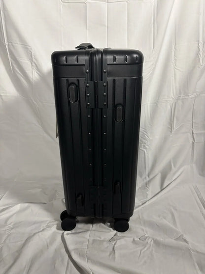 Carl Friedrik Carry-On Black Luggage Hard Shell Suitcase TSA Lock Spinner
