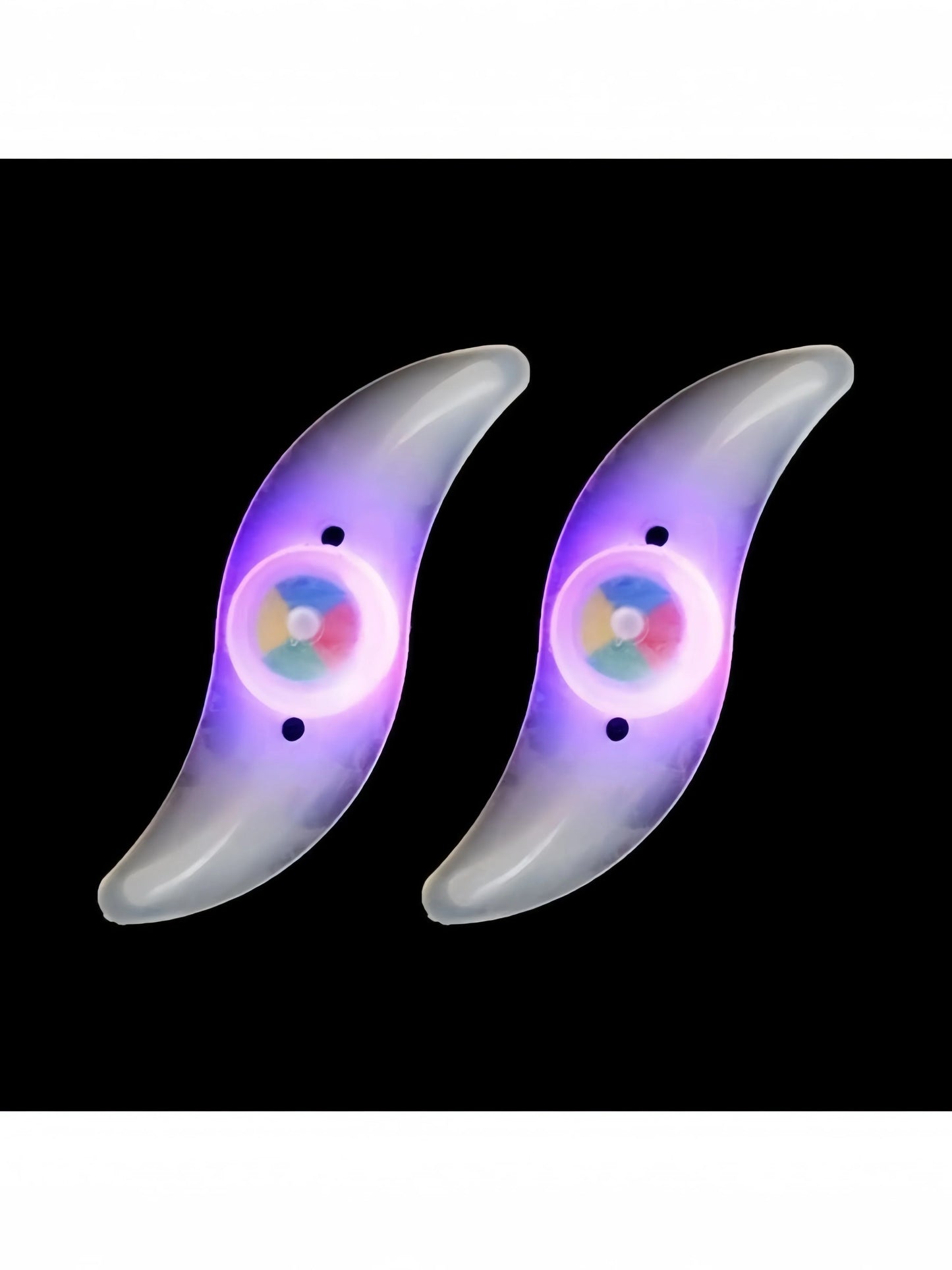 2 Pcs LED Bike Wheel Lights, 2-Pack - Color Changing & Color Select Modes - Light Up Your Spokes - Morph Through Rainbow Colors