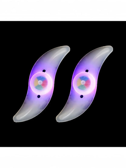 2 Pcs LED Bike Wheel Lights, 2-Pack - Color Changing & Color Select Modes - Light Up Your Spokes - Morph Through Rainbow Colors