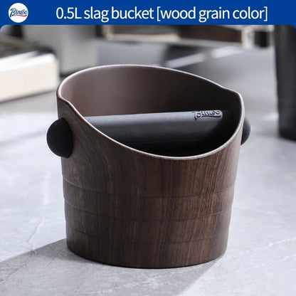 Bincoo Coffee Knock Box Espresso Grounds Container Anti Slip Espresso Dump Bin Grind Beveled Barista Goods Cafe Bar Accessories