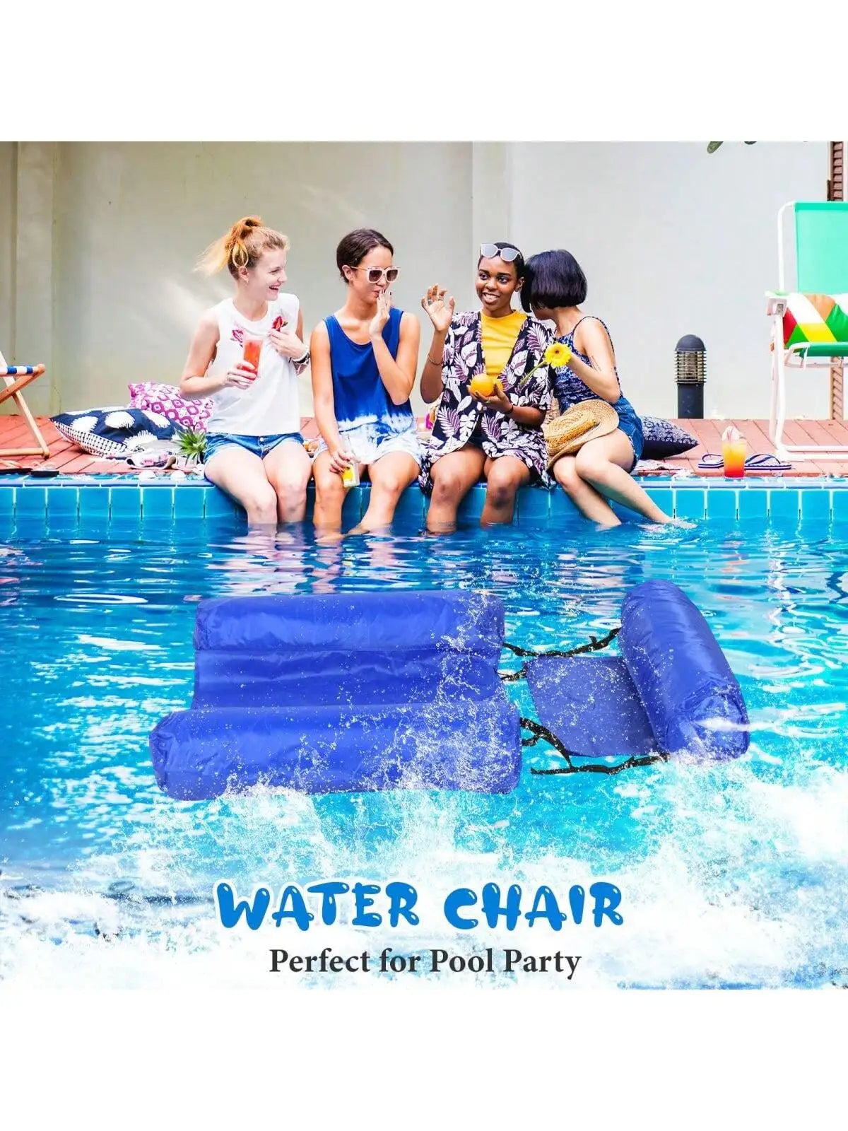 Inflatable Pool Floats Adult Size Water Hammock,Floats for Swimming Pool Multi-Purpose Pool Floating Toys
