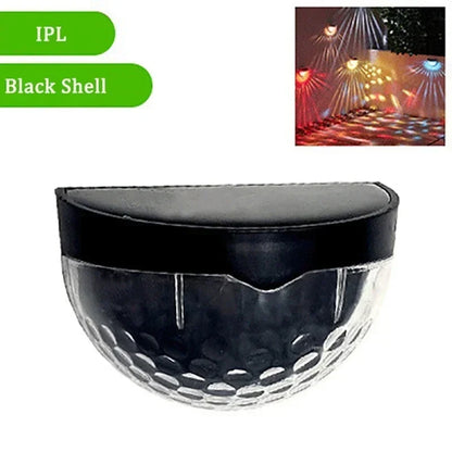 Solar Fence Light Outdoor Waterproof Wall Lamps Garden Energy Light Festoon Decoration LED for Garden Step Patio Stairs 1-24PCS
