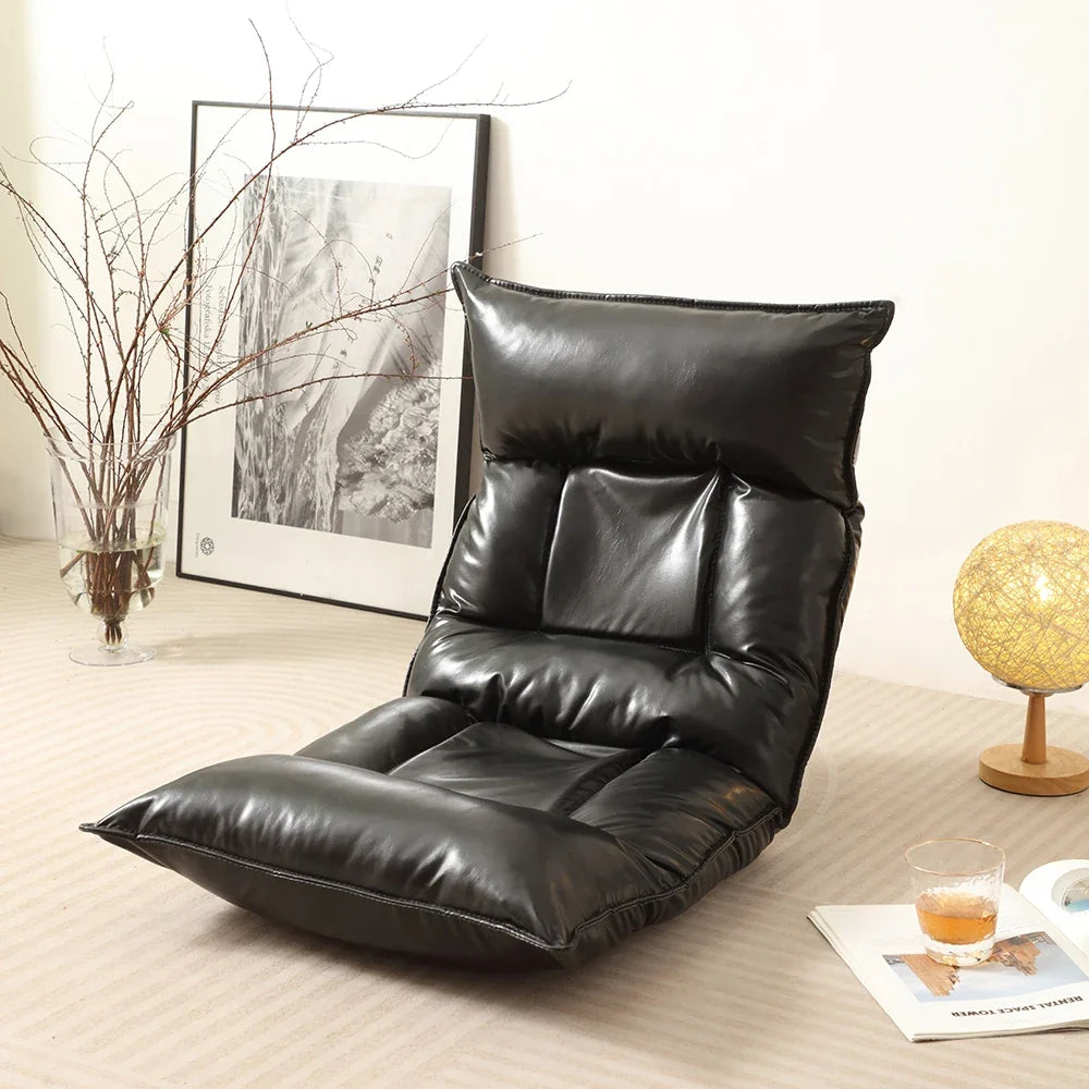 Foldable Floor Chair with Back Support 42 Adjustable Positions for Home And Office Use