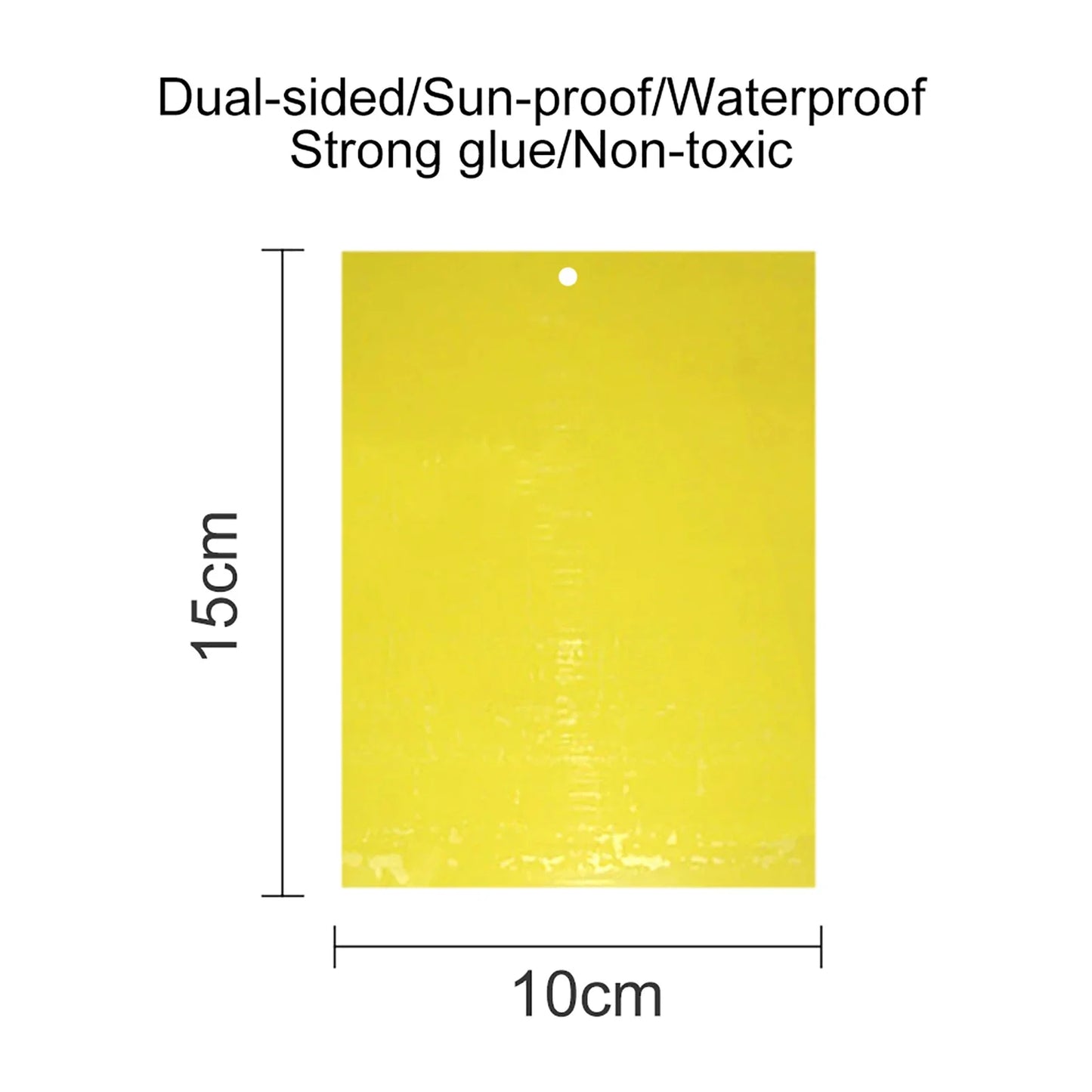 20-200PCS Fly Stickers Outdoor Plant Insect Catcher Fly Trap Double Sided Sticky Traps for Bugs Mosquito Trap Sticky Board
