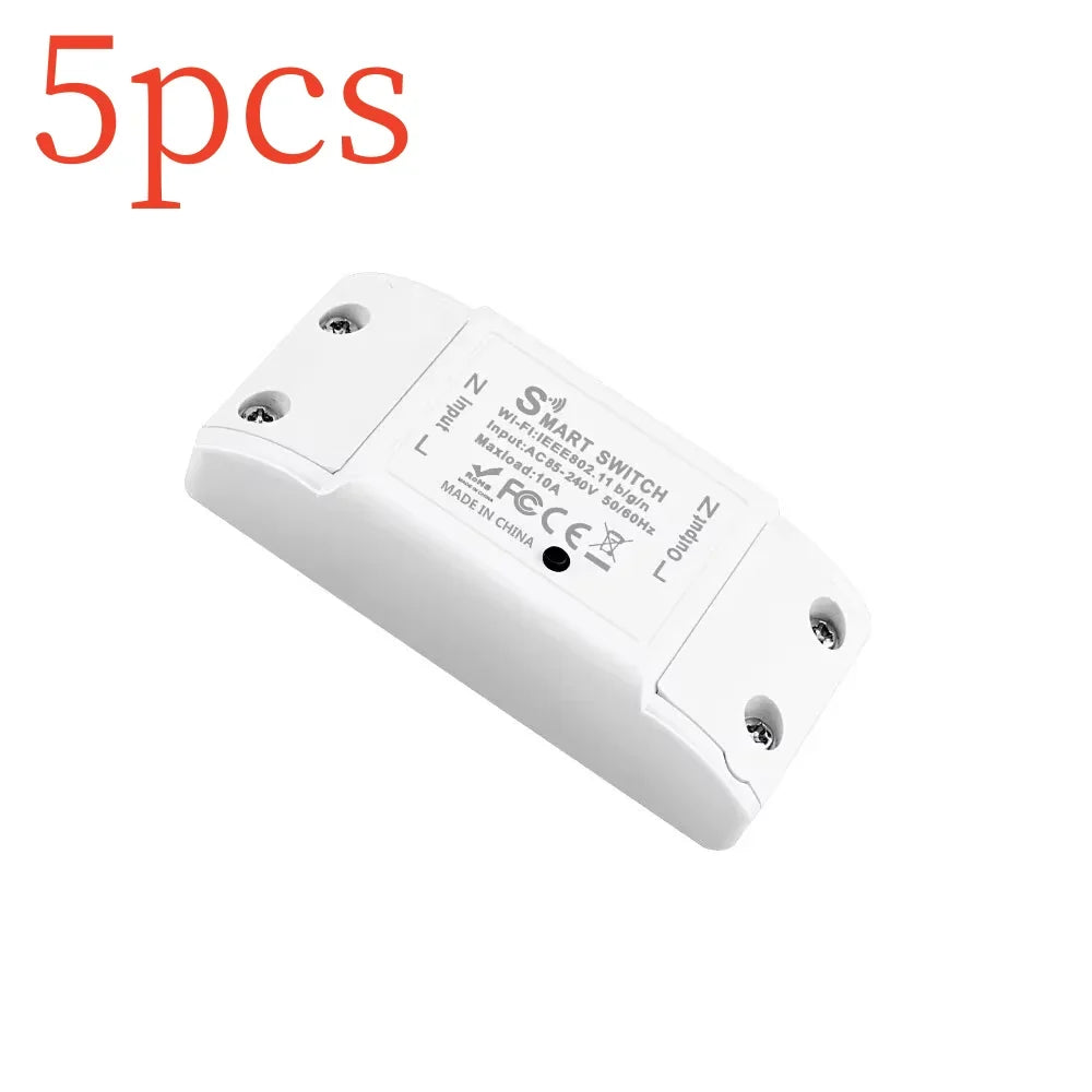 TUYA Basic WiFi Switch Relay Module DIY MINI Home Switch SmartLife APP Wireless Voice Remote Control Timer Switch Alexa