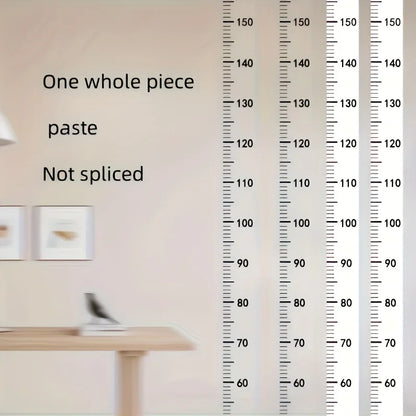 2m Wall Height Measurement Card - Modern Style, Durable PC Material, Writeable & Removable, Accurate 2m Per Sheet|Wall Decor