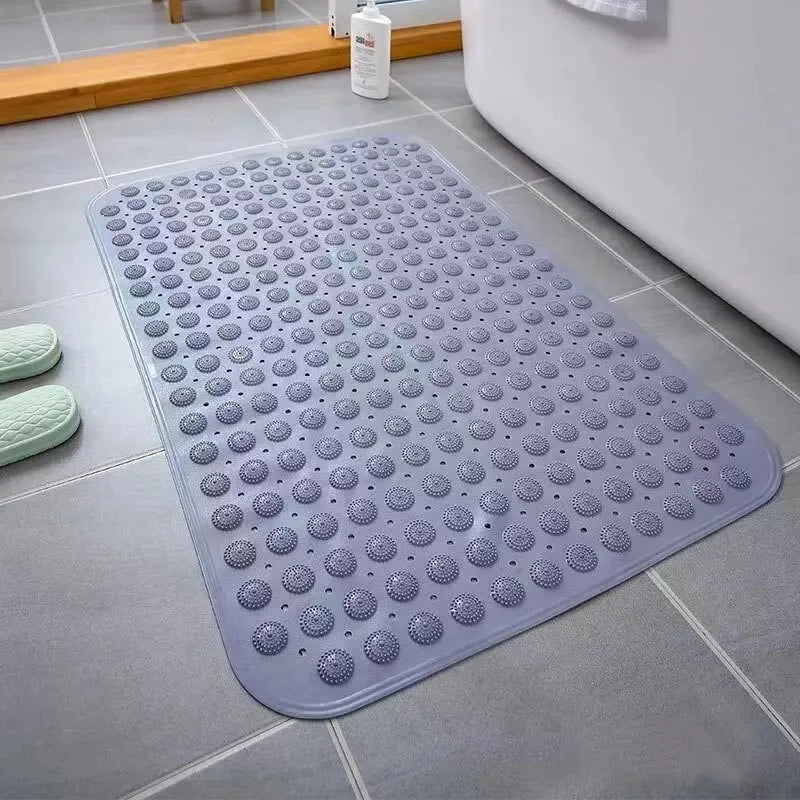 Non-Slip Shower Bathtub Mat with Suction Cups - Thickened Hydrophobic Bath Tub Pad, Massage Foot Mat for Household Bathroom