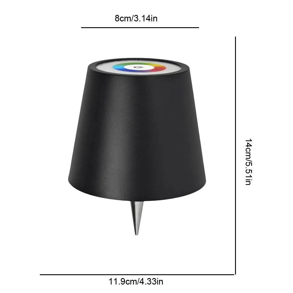 Wireless Table Lamp For Wine Bottles LED Bottle Light For Outdoor Use Touch Control Ideal For Restaurants Bars Festival Party