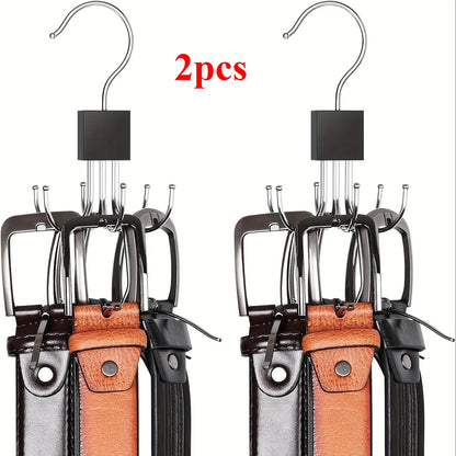 1/2 Piece Multifunctional Hook, Multi Claw Bag Storage Hook, Tie Metal Storage Suitable for Scarves, Belts, Home Storage