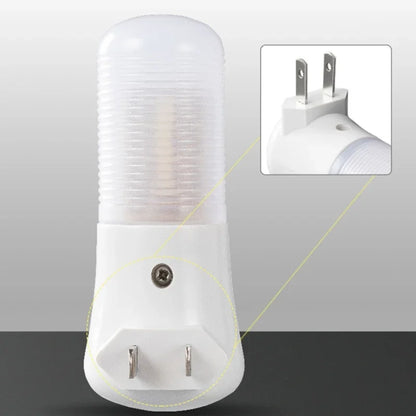 LED Night Lamps Bedside  EU/US Plug Push Button Switch Bedroom Lighting Lamp Baby Room Corridor Home Decortion ABS Night Lights