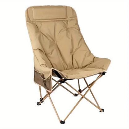 1pc high back moon chair outdoor barbecue picnic dining table and chair set portable folding chair