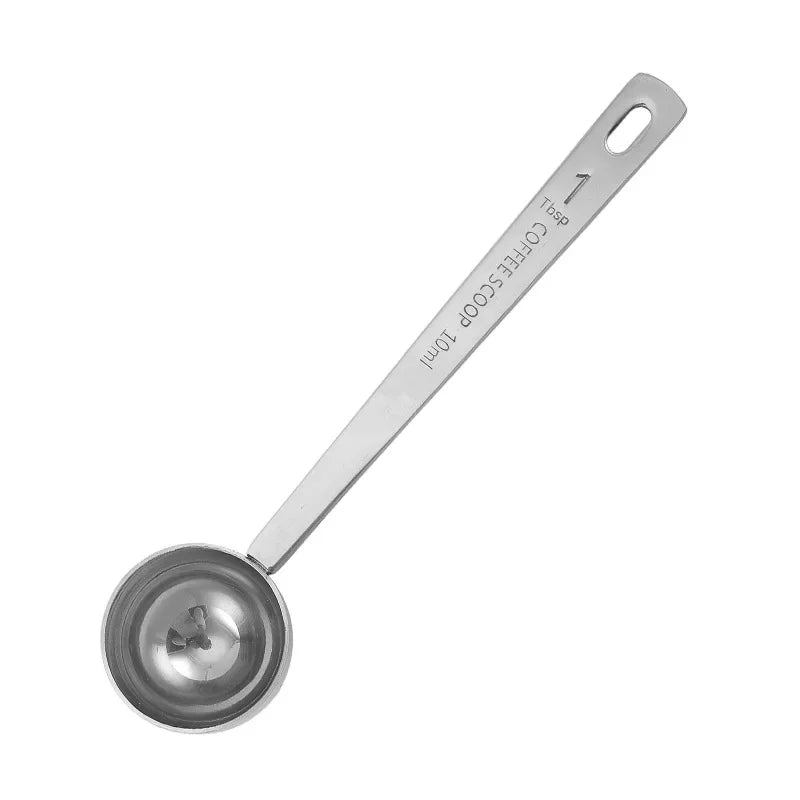 15/30ml Stainless Steel Measuring Spoon Powder Pressing Spoon Coffee Spoon with Scale Household Seasoning Spoon Measuring Spoon