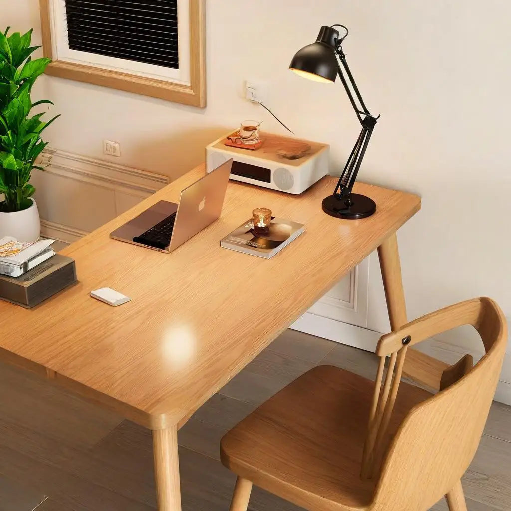 Solid wood dining table modern home rectangular dining table Japanese style dining table small apartment simple