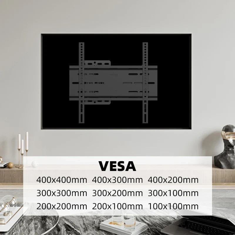 26-55inch Full Motion TV Wall Bracket Swivel Tilt Level Articulating, Max VESA 400x400mm,70cm Extension Long Arm TV Wall Mount