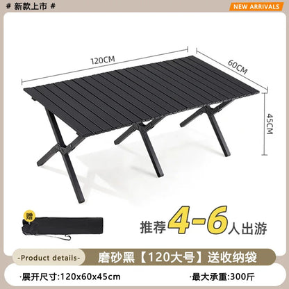 Portable Wooden Picnic Table Outdoor Folding Camping Table Lightweight Compact Camping Picnics Backyard Parties Beach Trips