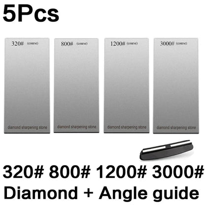 120/600/1500/3000 set Diamond sharpening stone base kitchen whetstone blade sharp bar Apex edge musat knife sharper flakes board
