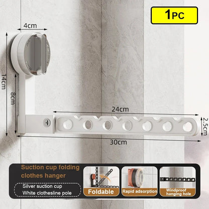 Wall Mount Clothes Hanger Laundry Hanger Dryer Rack Retractable Clothes Rack Wall Hangers for Clothes Closet Clothes Hanger