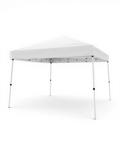 10x10 FT Pop Up Canopy Tent, Slant Leg Instant Outdoor Shelter UV Protection Waterproof With Carry Bag For Patio Garden Beach
