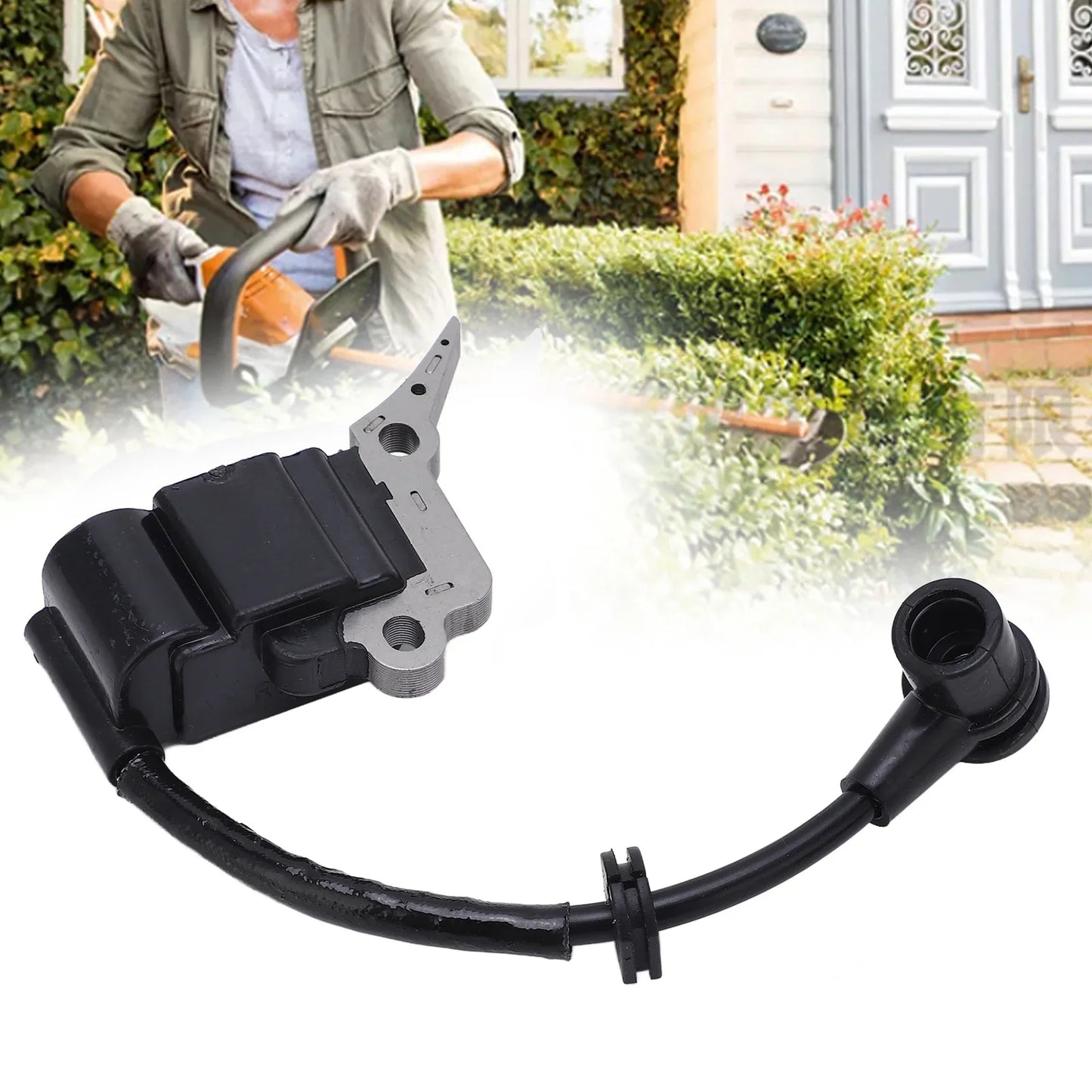 Chainsaw Accessory Ignition Coil Accessory Chainsaw Ignition Coil Part Trimmer 2500 25CC Spares Accessory for Garden Power Tools