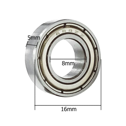 Ball Bearings 688zz 608zz 623zz 626zz 685zz 607zz Deep Groove Miniature Bearings For Skateboard Scooter 3D Printers Bearings