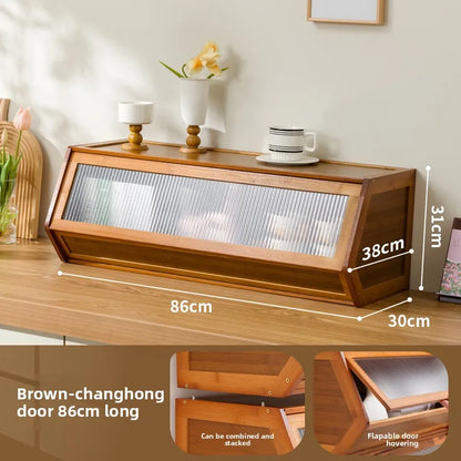 Multi functional stackable storage cabinet with lid, miscellaneous storage box, household storage box, bedside cabinet