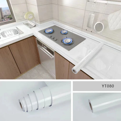 55cm Marble Self Adhesive Wallpaper Vinyl Contact paper PVC Waterproof Wall Stickers For Livingroom Kitchen Home Decor Film  ﻿