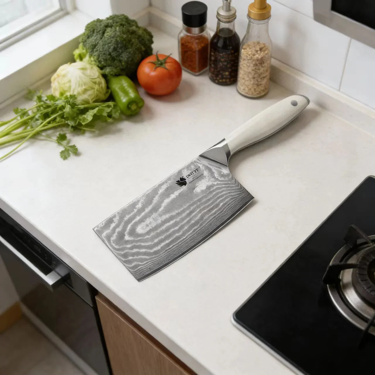 7.5 Inch Chopper Knife 67-layers Damascus Steel Blade G10 Handle Chef Slicing Cleaver Kitchen Knives Meat And Poultry Tools