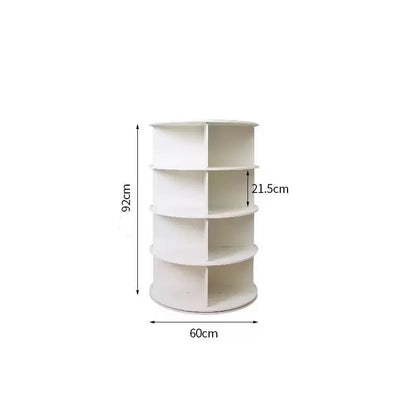 Multifunctional rotating shoe rack storage rack household bag toy floor-standing 360-degree rotating storage rack display rack