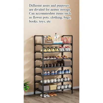 Simple shoe rack household multi-functional multi-storey doorway indoor and outdoor storage rack student dormitory storage rack