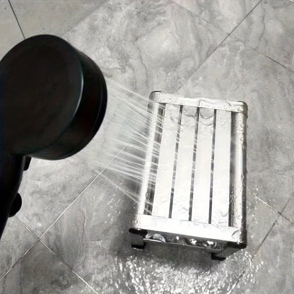 Multi Functional Stainless Steel Stool - Durable Thick & Sturdy Stool, Ideal for Living Room, Bathroom, Kitchen, Corridors