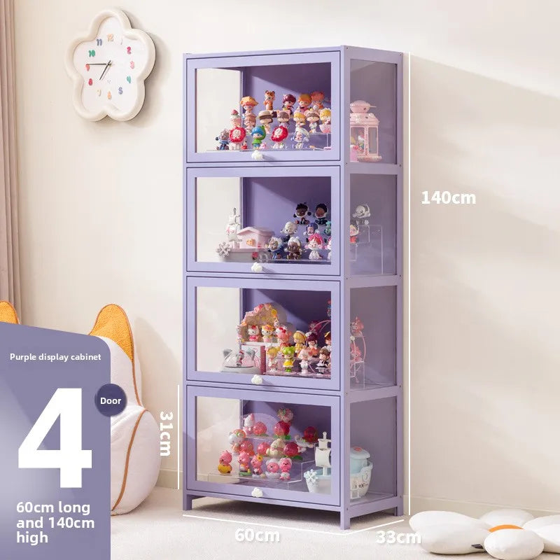 Blind box storage display stand model storage box dustproof building block doll figure display cabinet