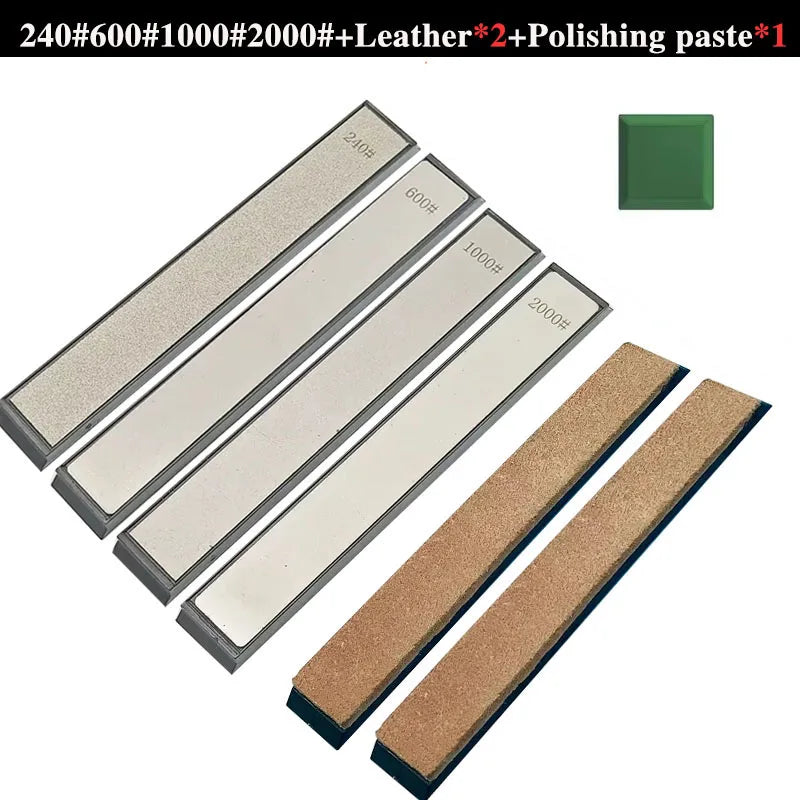 Diamond Whetstone for Knife Sharpener Fixed Angle Knife Sharpener Sharpening Stone Diamond Whetstone Honing Stones Oil Stone SET