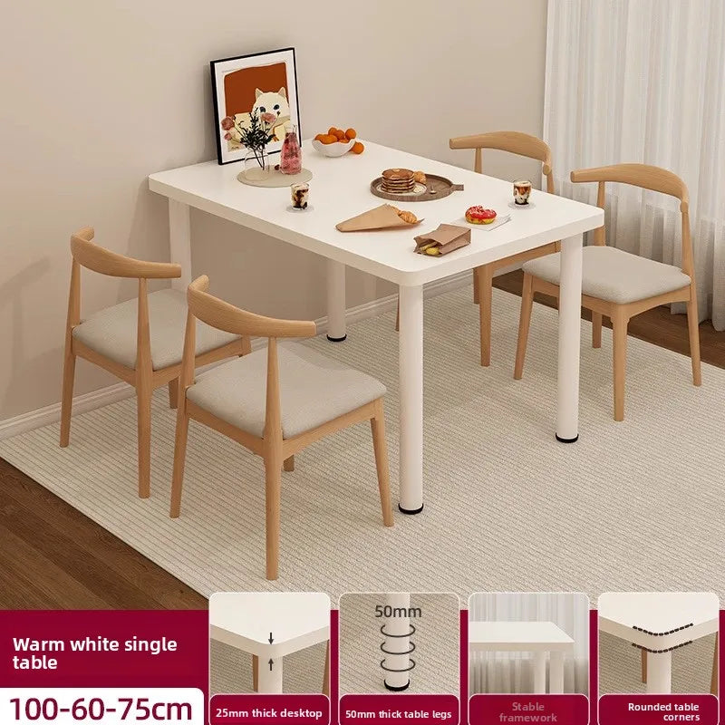 Dining table Household small apartment Outdoor portable stall Eating square table