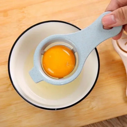 1PC/4PCS Wheat Straw Egg White Separator Egg Yolk Separator Egg Filter Kitchen Baked Egg Yolk Egg White Filter  kitchen gadgets