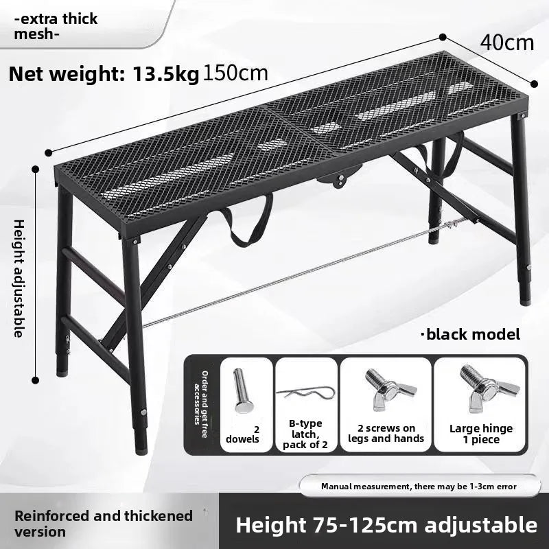 Horse stool portable folding thickened heightening construction site interior decoration scaffolding
