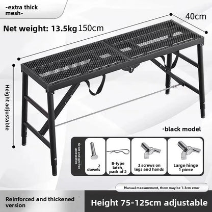 Horse stool portable folding thickened heightening construction site interior decoration scaffolding