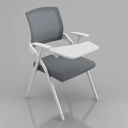 Folding training chair with desk board, foldable writing board, office meeting room, integrated table and chairs, conference