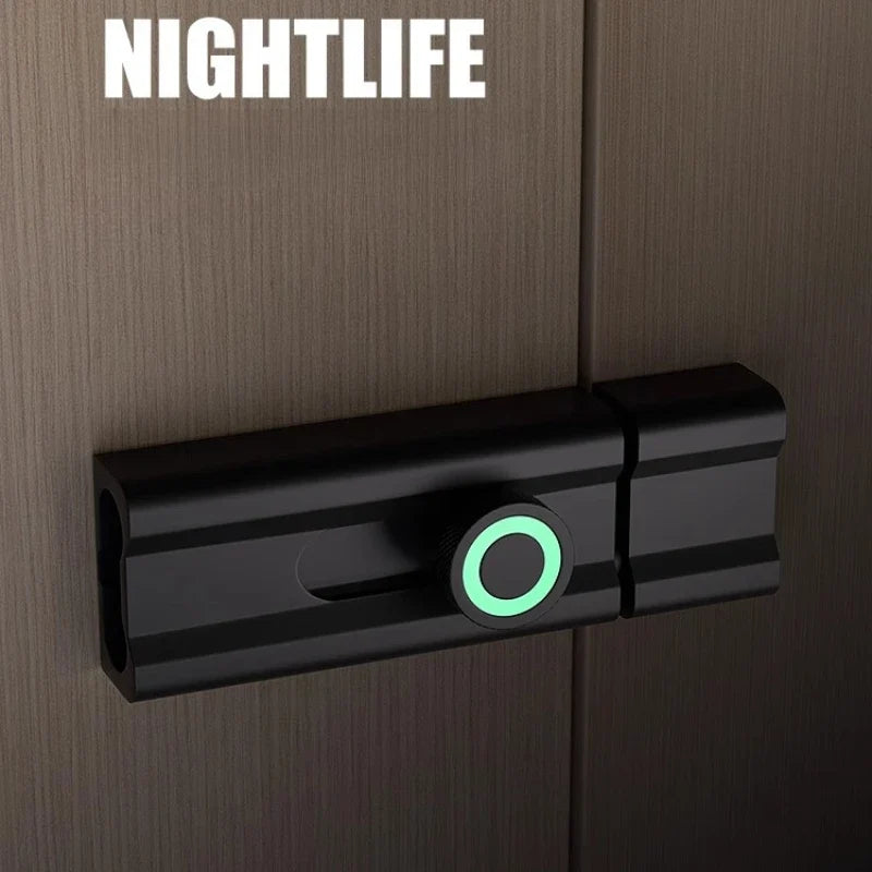 Anti-theft Old Door Lock Buckle Lock-adhesive Indoor Anti-locking Bolt No Punching Pins Latches Gate Hardware Home Improvement